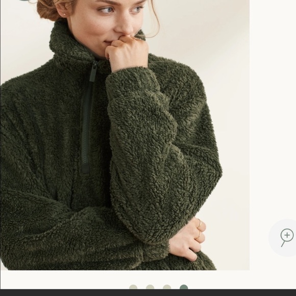 UpWest Sherpa quarter zip, size XS, in EUC! - Picture 2 of 10